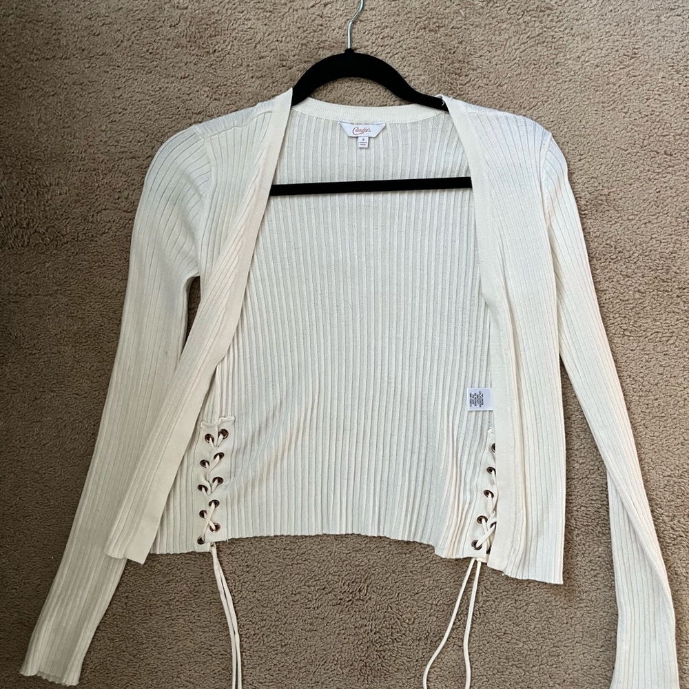 Candies cream women’s cardigan